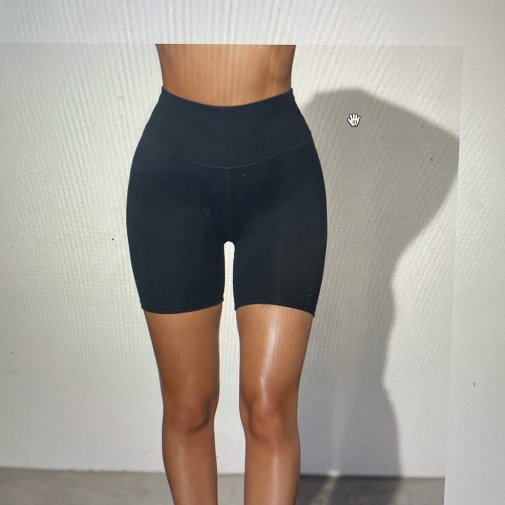 Joah brown black biker shorts xs